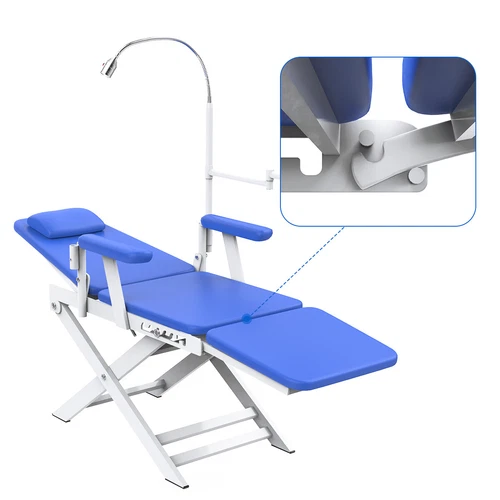 Dental Silla LED Plegable Portátil Médico Unidad de silla simple Chair Unit - product listing photo