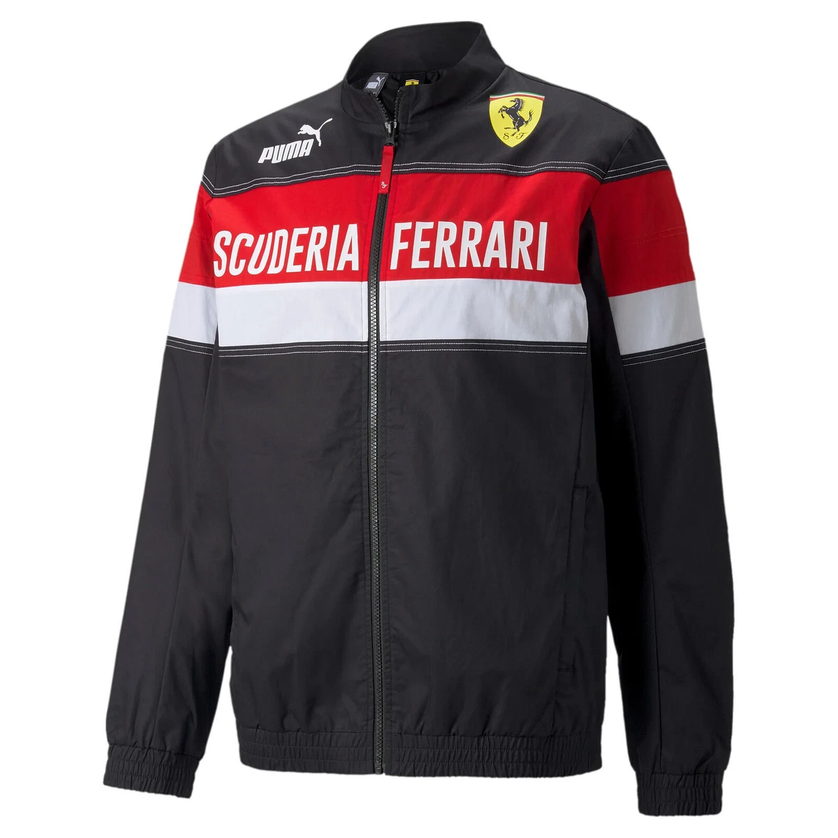 Puma ferrari leather jacket mens deals