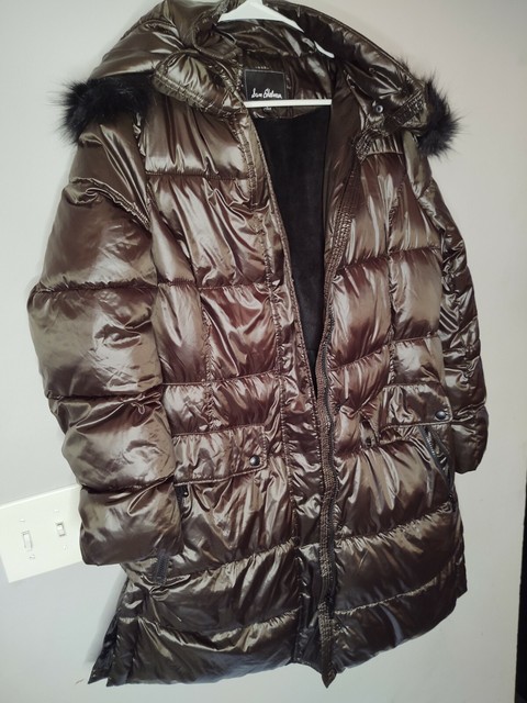 Sam Edelman Womens Hooded Long Puffer 