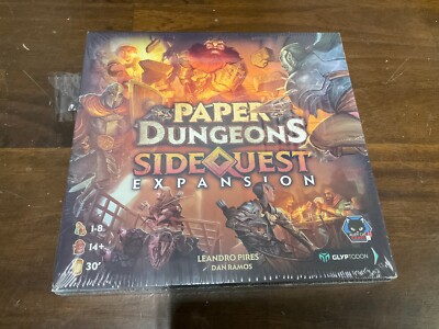 Paper Dungeons: Side Quest Expansion Board Game New