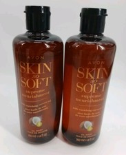  Lot Of 2 Avon Skin so Soft Supreme Nourishment Oil Wash Coconut Oil