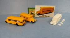 New! SMC-862 1940's White School Bus  HO-1/87 Scale White Resin Kit