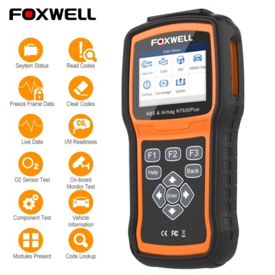 2026 FOXWELL NT630 Plus KFZ OBD2 Diagnosegerät Auto Scanner Für Alle Fahrzeuge