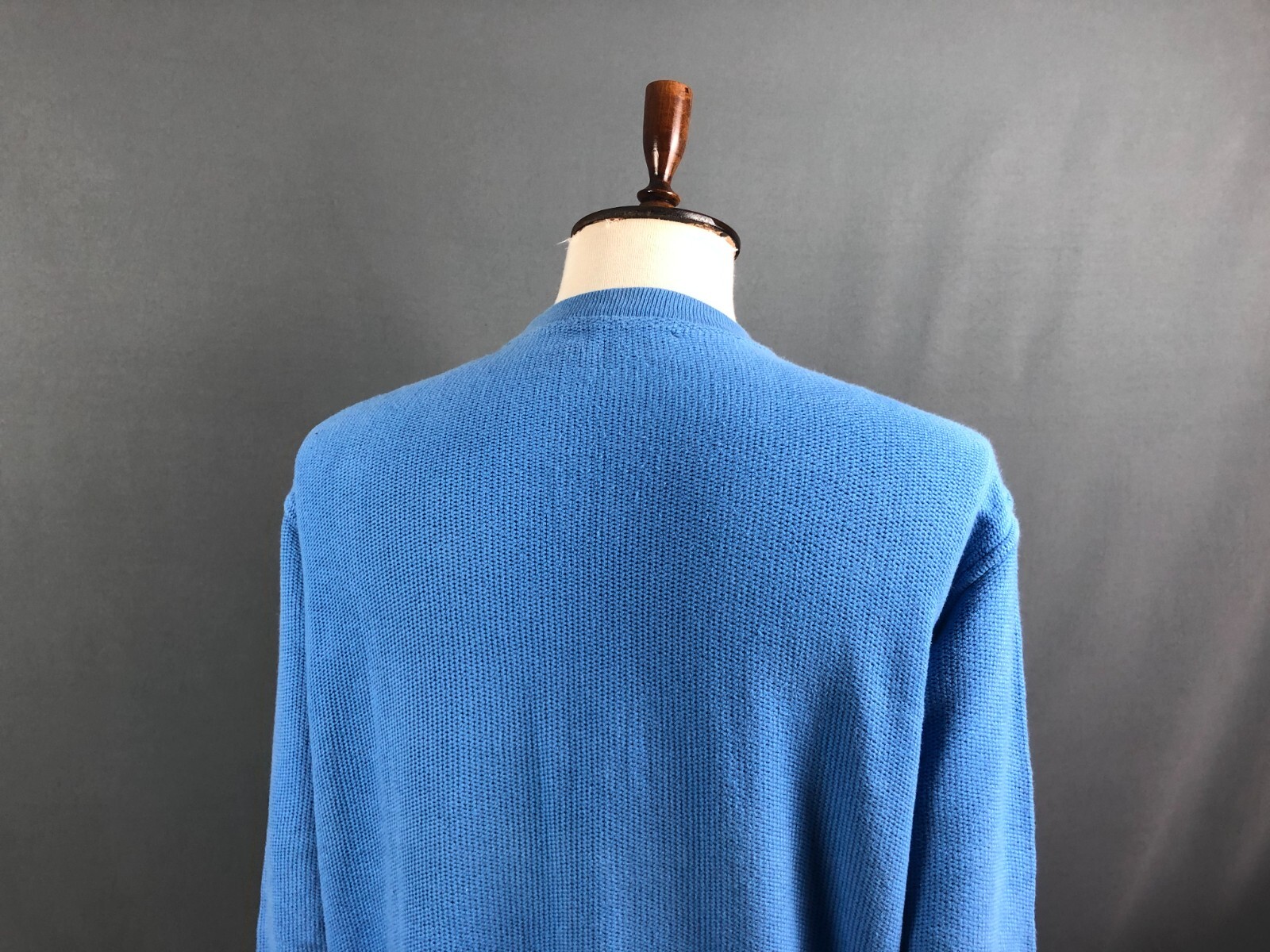 Maglione Yves Saint Laurent cotone blu uomo taglia L