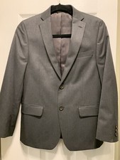 LAUREN RALPH LAUREN Boys Blazer Size 14R Dark Gray Jacket