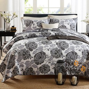 Queen/King Patchwork Coverlet Quilted Bedspread Cotton Blanket