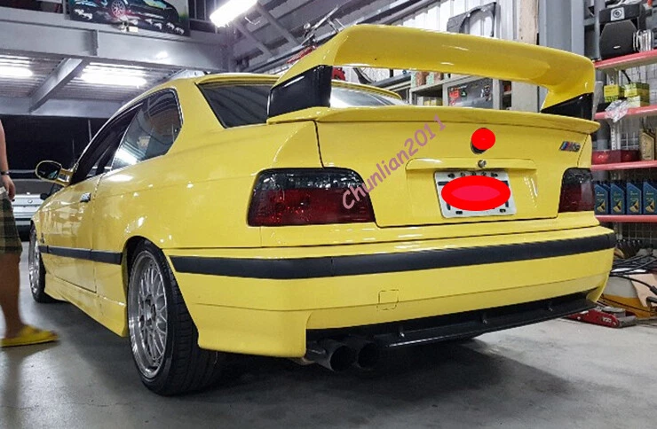 Alerón trasero de camión estilo de fábrica para BMW E36 M3 1992-1998 CUPÉ 2 PUERTAS ABS 4 PIEZAS Foto 3 de 4