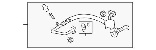 Tubo del compresor de aire acondicionado para Ford Explorer 2013-2019 (N/P GB5Z-19972-A)
