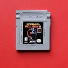 Game Boy Mortal Kombat & MK II Nintendo GB Original 2 in 1 Authentic Fighting