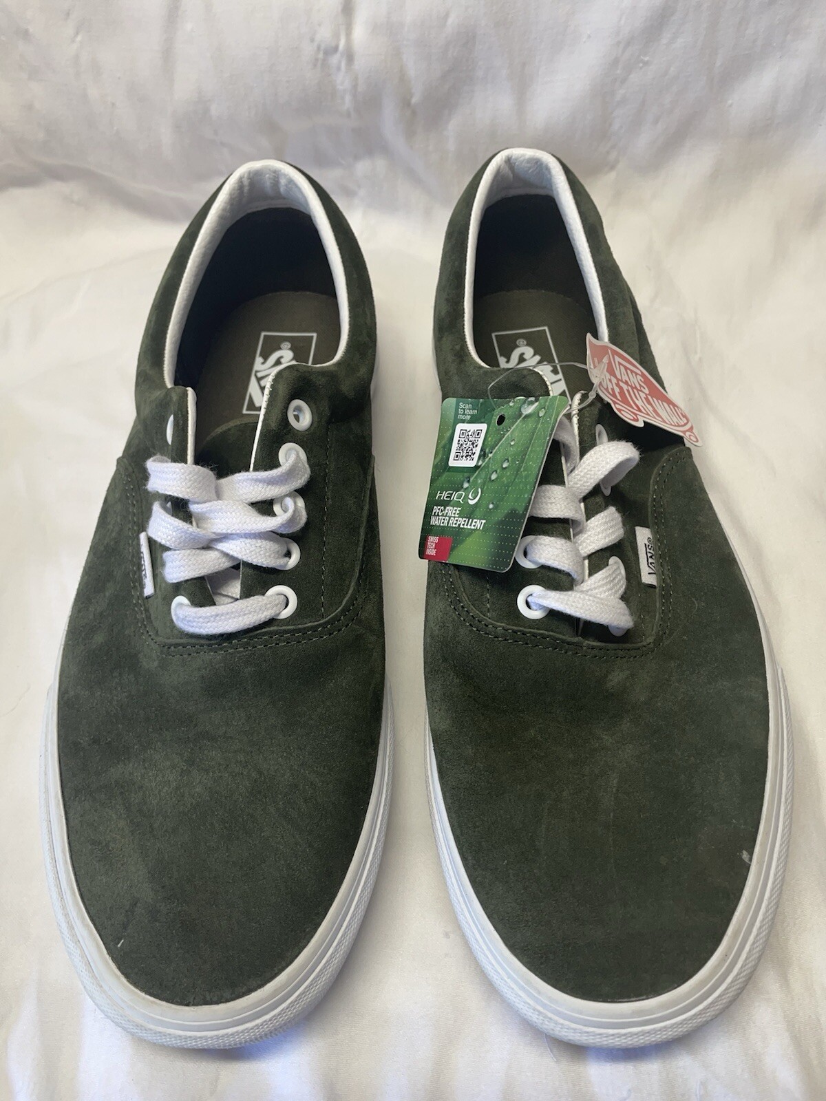 Vans HEIQ-Echo Dry-DuPont-Eco-Friendly-Repelente al agua-Swiss Tech-Gamuza-Talla 12