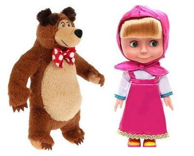 muñeca de macha y el oso