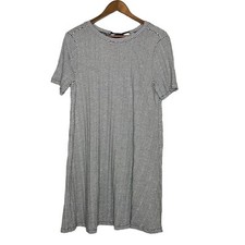 Loft NWT Black and White Tie Neck Dress Size Medium