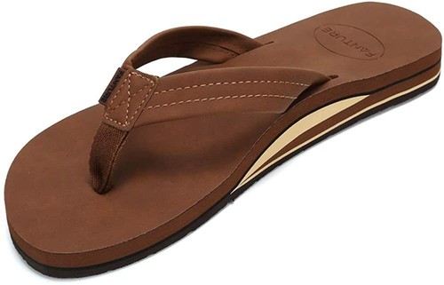 flip flops with arch support wide width