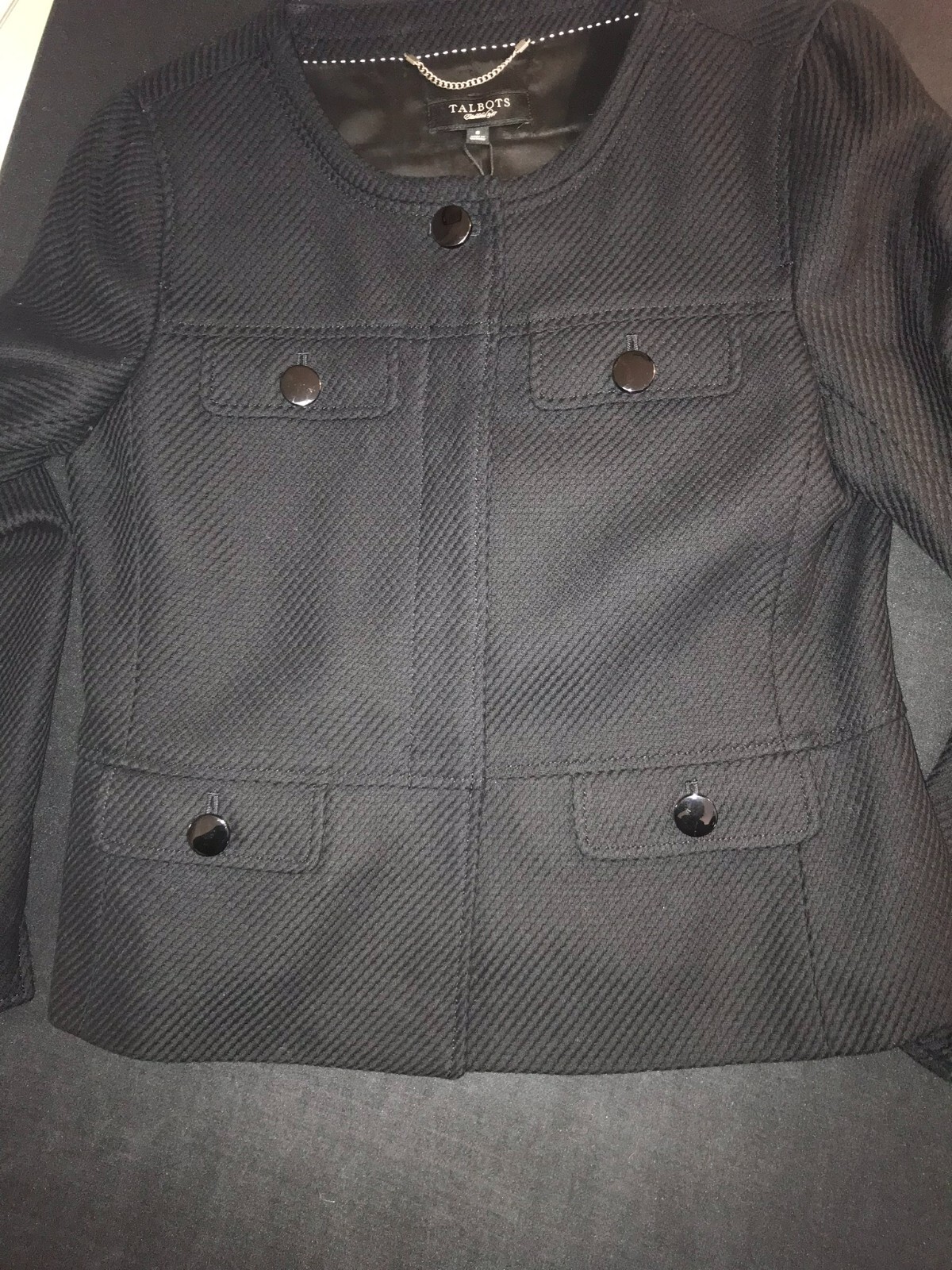 Talbot's Black 3 Button Lined Jacket | Blazer VTG… - image 22