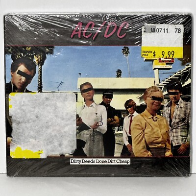 Factory Sealed (shrink wrapped) Dirty Deeds Done Dirt Cheap by AC/DC CD