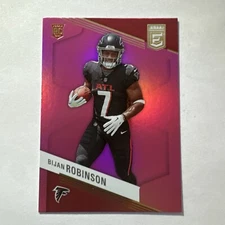 2023 Panini Donruss Elite - Rookies Pink #104 Bijan Robinson (RC)