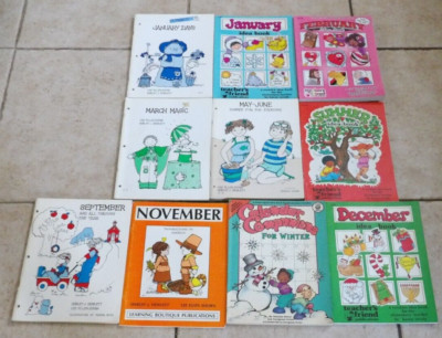 Lot  Of 10 Teacher's Friend  Idea Books Elementary Grades Homeschool Classroom