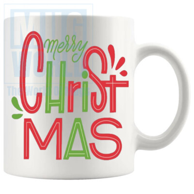 Frohe Weihnachten Tasse Handarbeit Geschenke für Geburtstag Weihnachten Freunde Familie Coll...