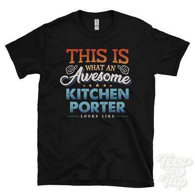 Lustiges T-SHIRT SO SIEHT EIN TOLLER KÜCHENPORTIER AUS