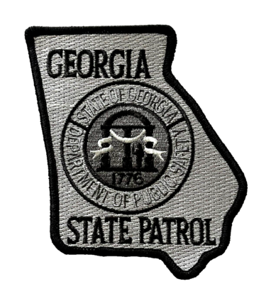 Nicht Reflektierender Polizei Sticker 3 Zoll Nicht Reflektierend Georgia Highway Patrol State Police Logo Police Logo Aufkleber 3 Zoll