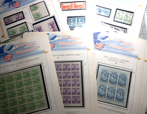 Imperf Farley, National Parks, Gutter Pairs & Souvenir Sheets on 10 Pages - Mint