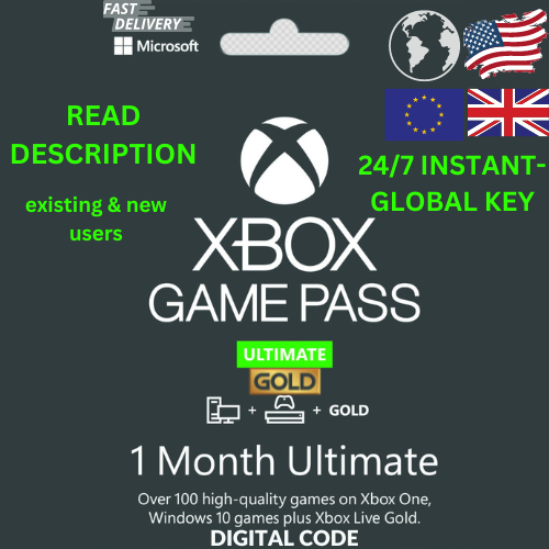 Xbox Game Pass Ultimate 1 Month Subscription (Digital)