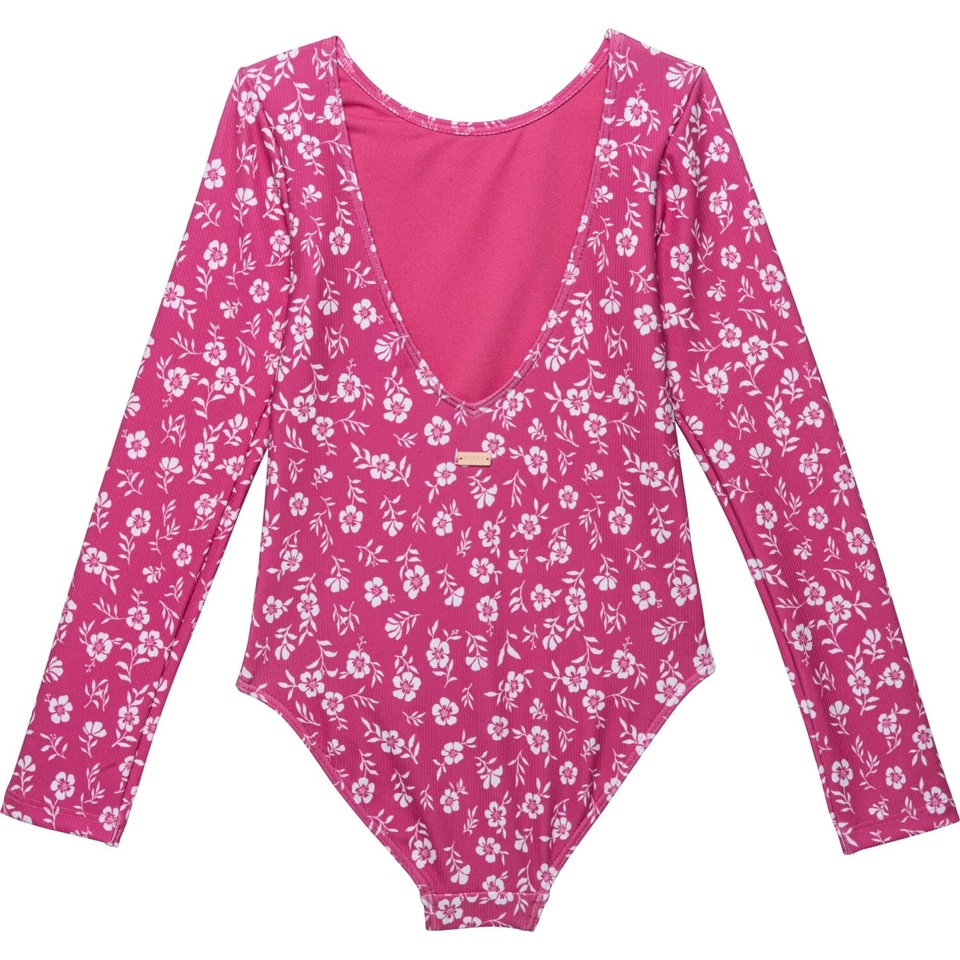 Roxy Kids L95442 розовая гуава великолепная мечта цельный Rashguard девочки размер 10/M - Изображение 2 из 2
