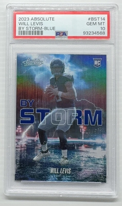 Will Levis Panini Absolute By Storm #BST14 Blue