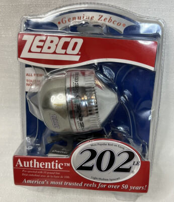 2005 Zebco 202 LE Spin Cast Reel -10 lb Line NIB New In Box