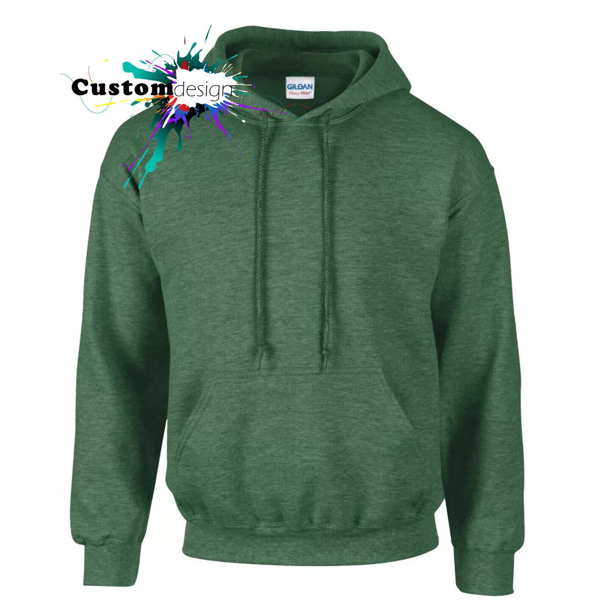 Basic green best sale hoodie