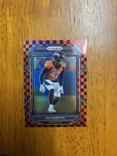 2022 Panini Prizm Nik Bonitto Black and Red Checkerboard RC ROOKIE VERY RARE SP