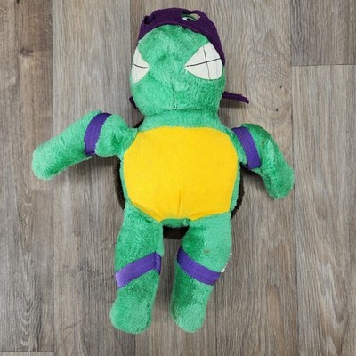 Vintage 1989 TMNT Donatello Plush Ace Novelty Mirage Studios 14'' Ninja Turtle