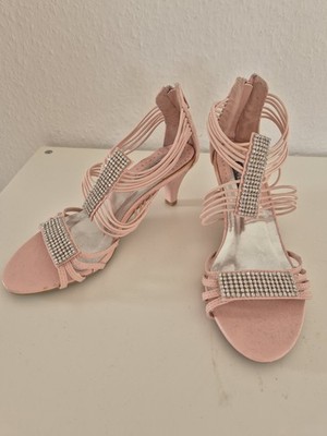 Pumps Pailletten, rosa, Größe 37, Jumex