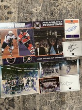 Flyers / Phantoms NHL aHL Autographed Lot Signed Pictures , Philadelphia Hockey