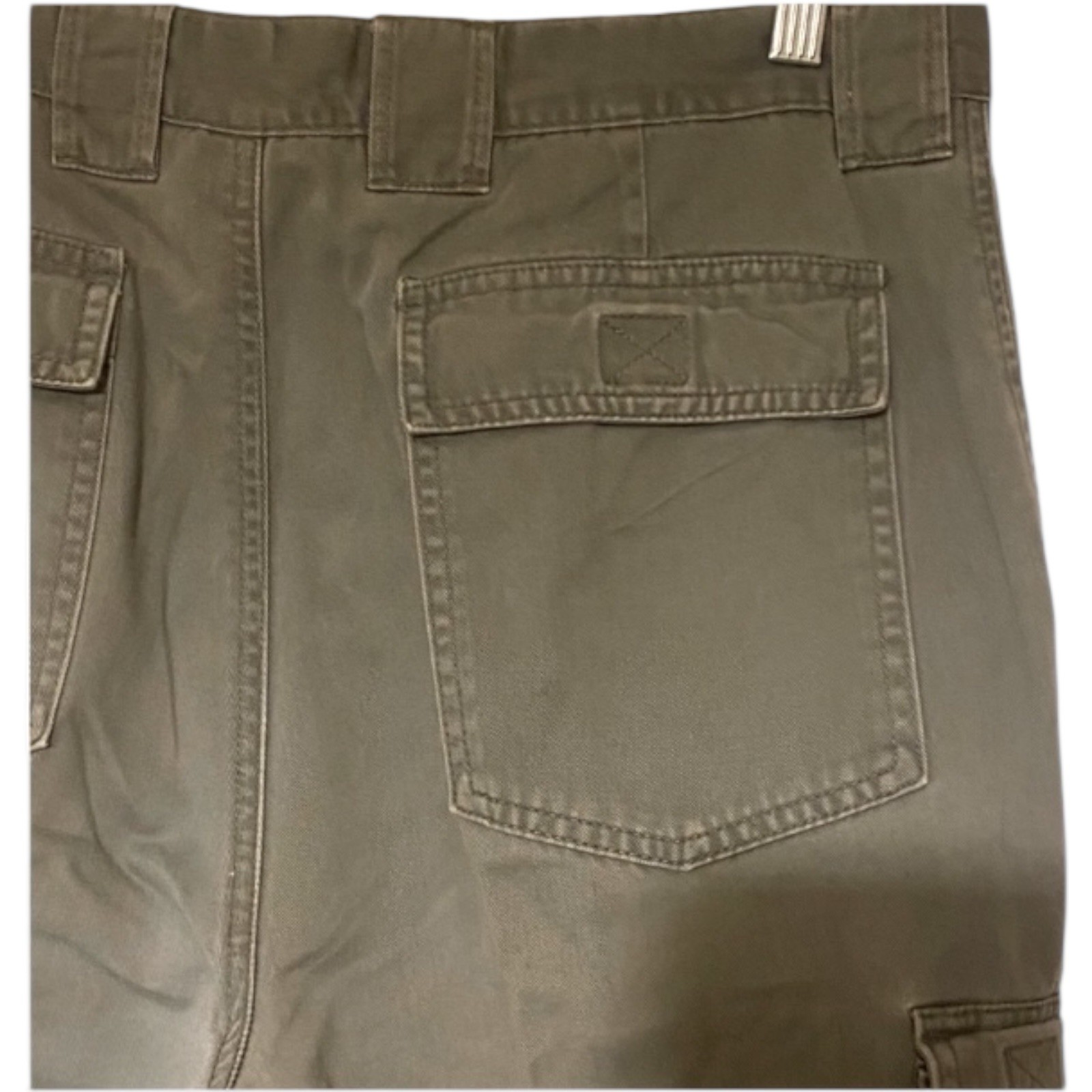 Durable Functional Cargo Pants Olive Utility Serv… - image 5