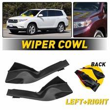 Front Pair Wiper Side Cowl Extension Cover Trim For Toyota Highlander 2008-2013 Front Pair Wiper Side Cowl Extension Cover Trim For Toyota Highlander 2008-2013