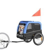 Dog Bike Trailer,Supports up to 66 lbs,Pet Cart Bicycle Carrier for Small Medium