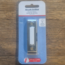 HeathZenith Wired Lighted Doorbell Push Butto...