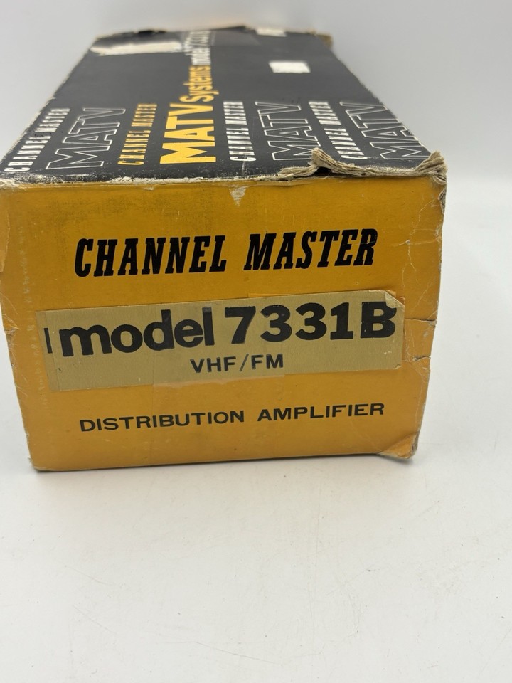 Box Model System Channel Master MATV Systems Model 7331B | eBay