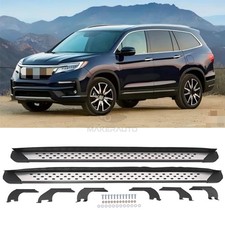 For 2016-2022 Honda Pilot 4 Running Boards Nerf Bar Side Steps Aluminum Alloy For 2016-2022 Honda Pilot 4 Running Boards Nerf Bar Side Steps Aluminum Alloy