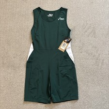 Vintage Asics Sprintsuit Tracksuit Men s Sz M Running Elite Green Made USA