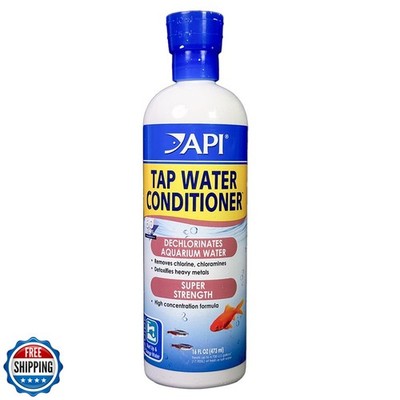 API TAP WATER CONDITIONER Aquarium Water Conditioner 16-Ounce Bottle