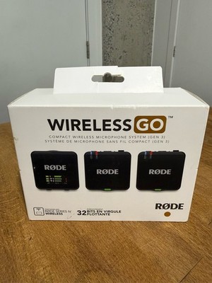 Rode Wireless GO Gen 3 2-Person Compact Microphone System 32-Bit