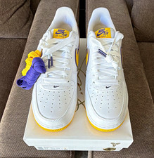 Nike Kobe Bryant Air Force 1 Low Retro QS Lakers Home Men's 9.5 FZ1151-100