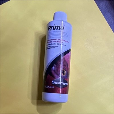 Seachem Prime Water Conditioner 250ml Treats Chlorine, Chloramine, Ammonia