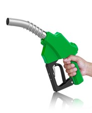 Automatic Fuel Nozzle, Auto Shut-Off High 3/4'' NPT, 1pack Green