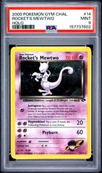 Rocket's Mewtwo 14/132 Gym Challenge Holo Rare