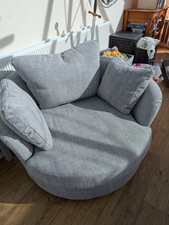 Cuddle Chair From Sofology Grey