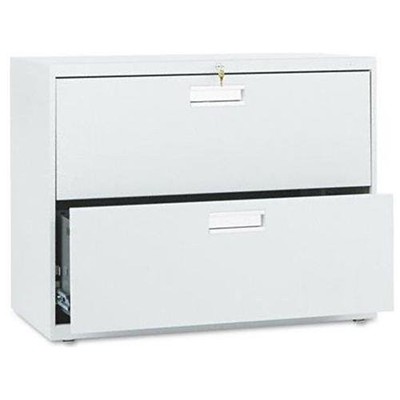 Hon 600 Series Standard File Cabinet - 36'' X 19.3'' X 28.4'' - Steel - 2 X File