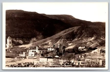 RPPC California Death Valley Scotts Ranch Aerial View Postcard, W24
